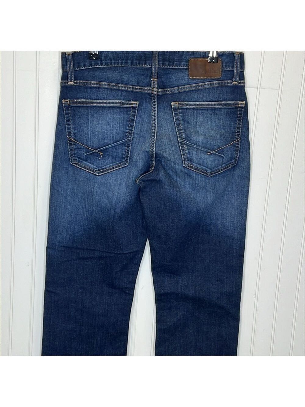 BKE Jake Straight Dark Wash Stretch Jeans Size 32L - Picture 8 of 14